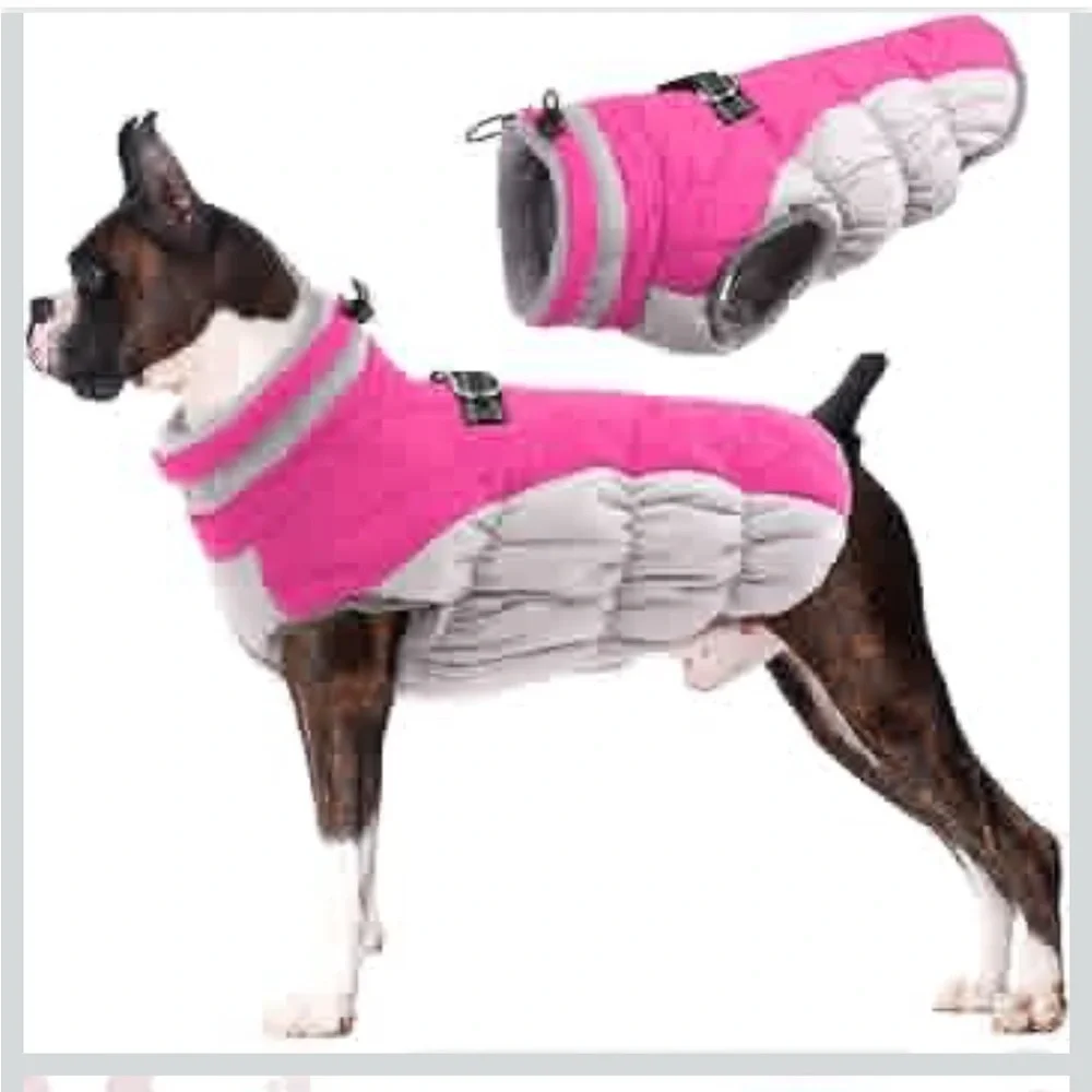 Lelepet Dog Coat Warm Dog Winter Coat Waterproof Dogs Jacket L/ 488-bb3